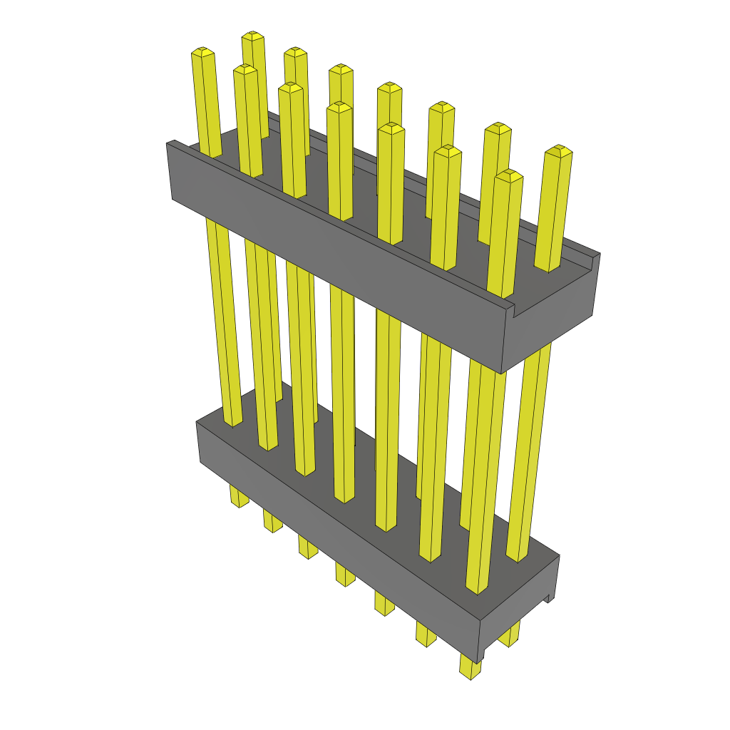All Parts Connectors Backplane Connectors Hard Metric Connectors DW-07-11-S-D-665 by Samtec