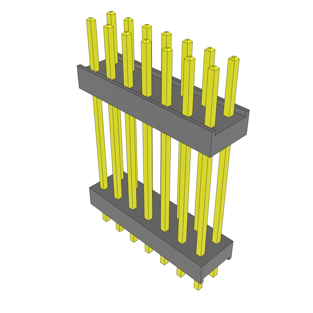 All Parts Connectors Backplane Connectors Hard Metric Connectors DW-07-12-G-D-725 by Samtec