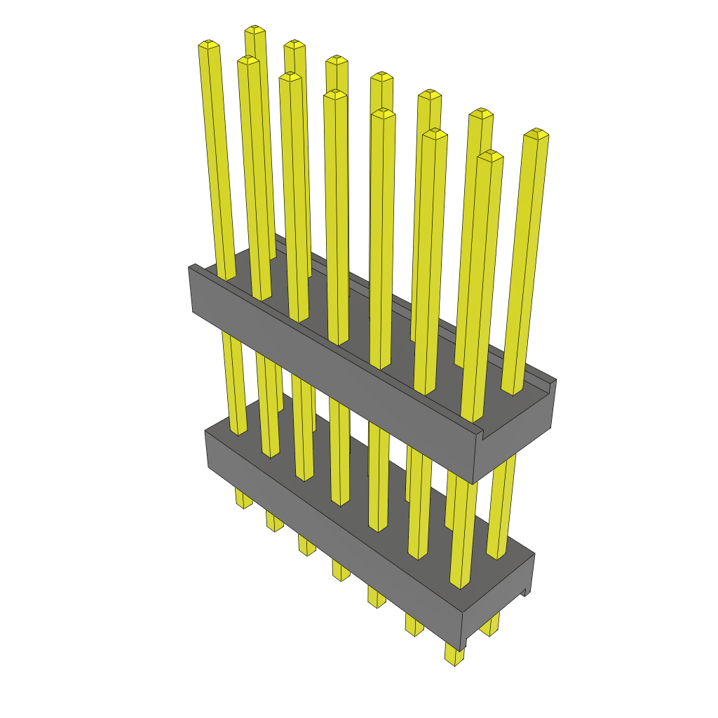 All Parts Connectors Backplane Connectors Hard Metric Connectors DW-07-12-L-D-490 by Samtec