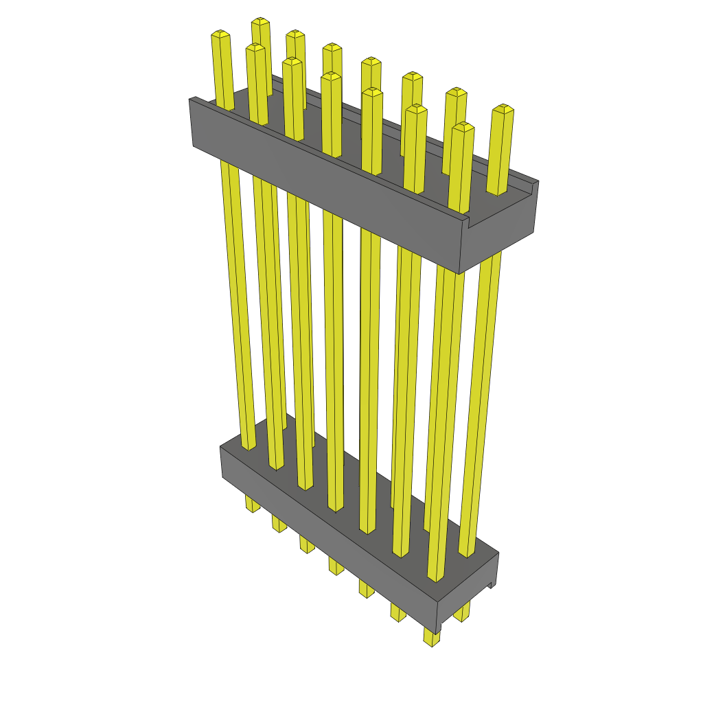 All Parts Connectors Backplane Connectors Hard Metric Connectors DW-07-13-G-D-985 by Samtec