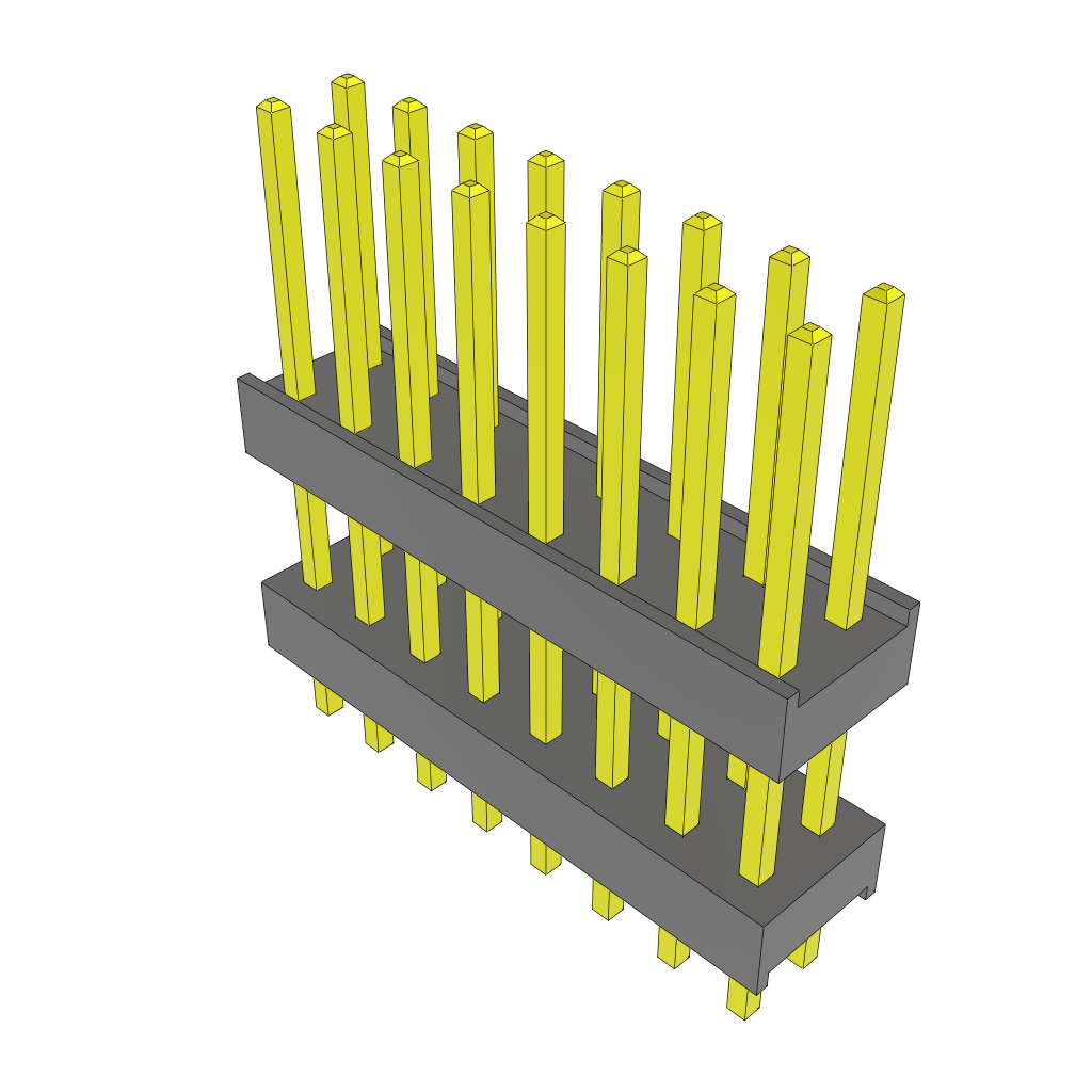 All Parts Connectors Backplane Connectors Hard Metric Connectors DW-08-10-L-D-390 by Samtec