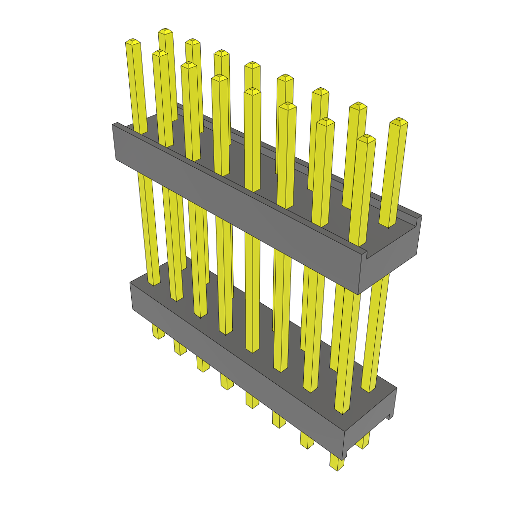 All Parts Connectors Backplane Connectors Hard Metric Connectors DW-08-11-L-D-600 by Samtec