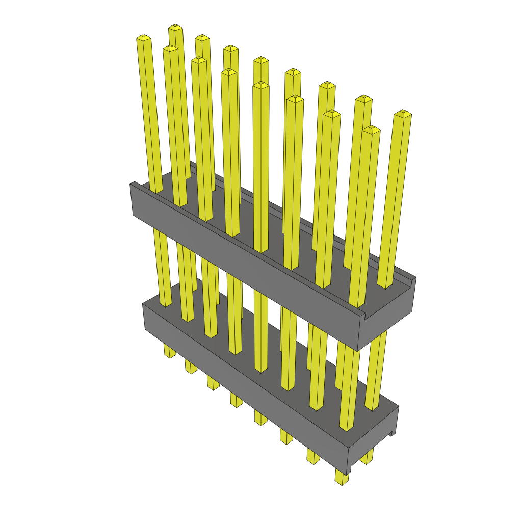 All Parts Connectors Backplane Connectors Hard Metric Connectors DW-08-12-S-D-510 by Samtec