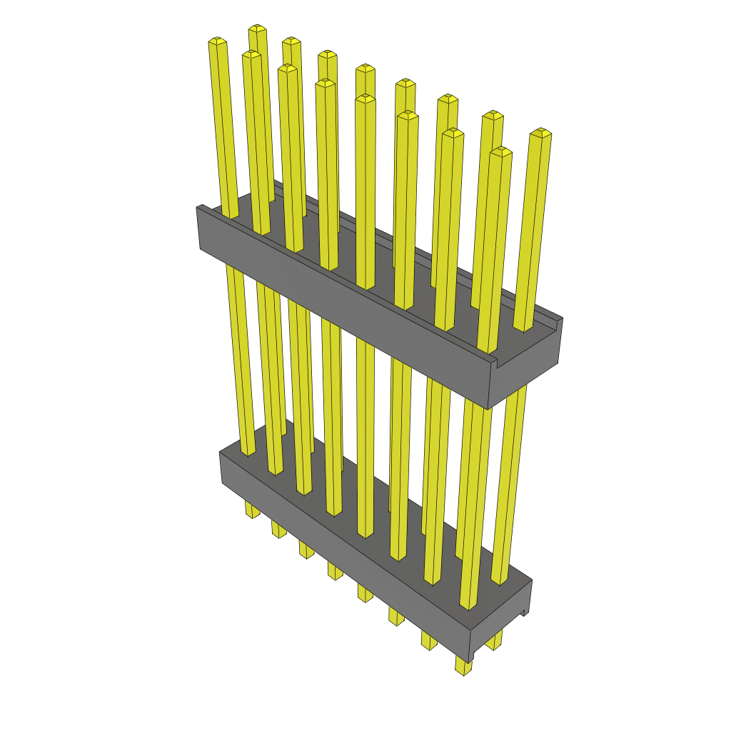 All Parts Connectors Backplane Connectors Hard Metric Connectors DW-08-13-G-D-760 by Samtec