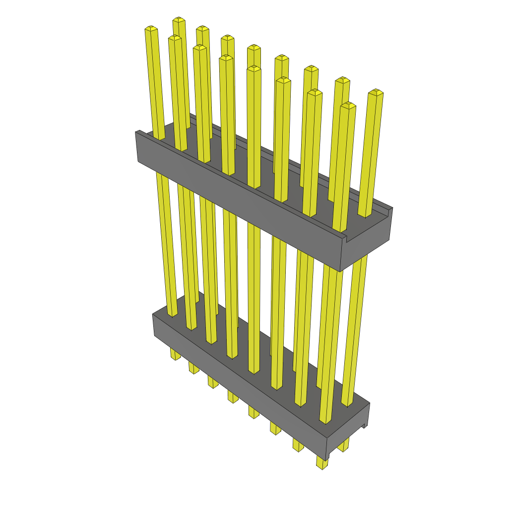 All Parts Connectors Backplane Connectors Hard Metric Connectors DW-08-13-G-D-800 by Samtec