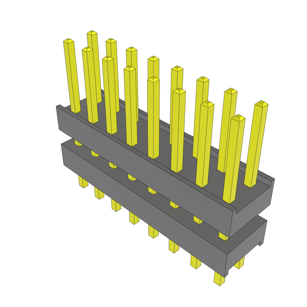 All Parts Connectors Backplane Connectors Hard Metric Connectors DW-08-15-F-D-265 by Samtec