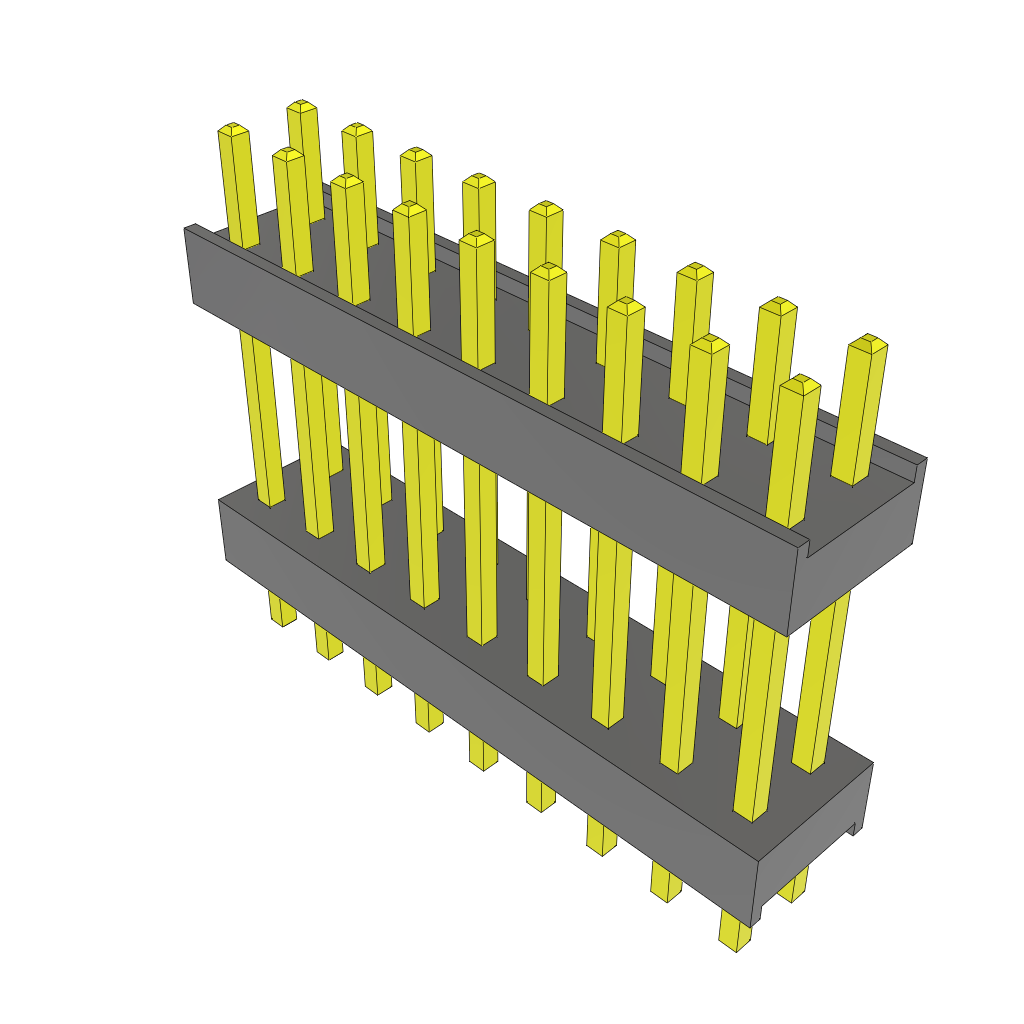 All Parts Connectors Backplane Connectors Hard Metric Connectors DW-09-09-G-D-492 by Samtec