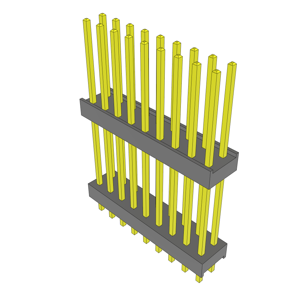 All Parts Connectors Backplane Connectors Hard Metric Connectors DW-09-13-L-D-680 by Samtec