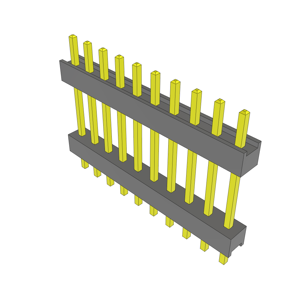Board to Board & Mezzanine Connectors DW-10-09-G-S-500 by Samtec