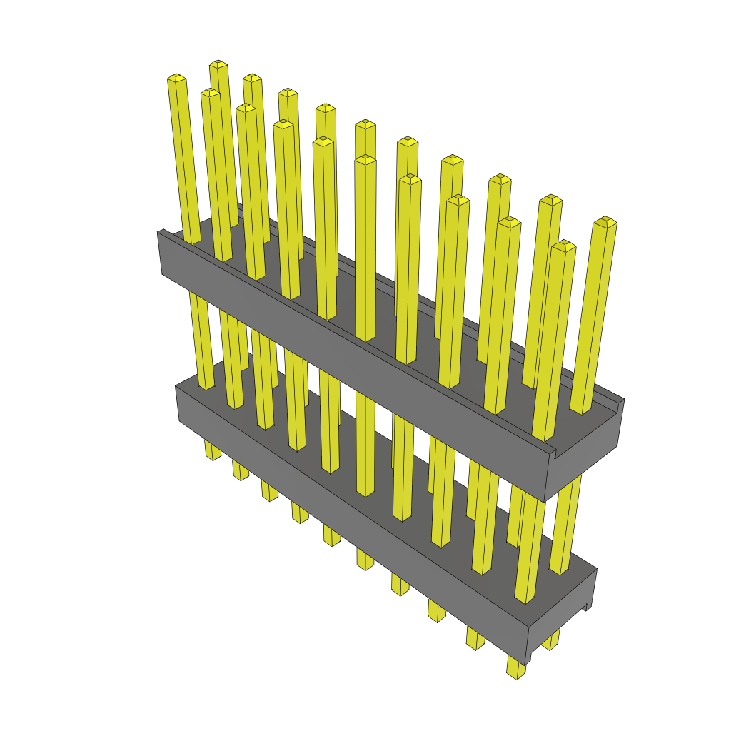 All Parts Connectors Headers DW-10-11-L-D-488 by Samtec