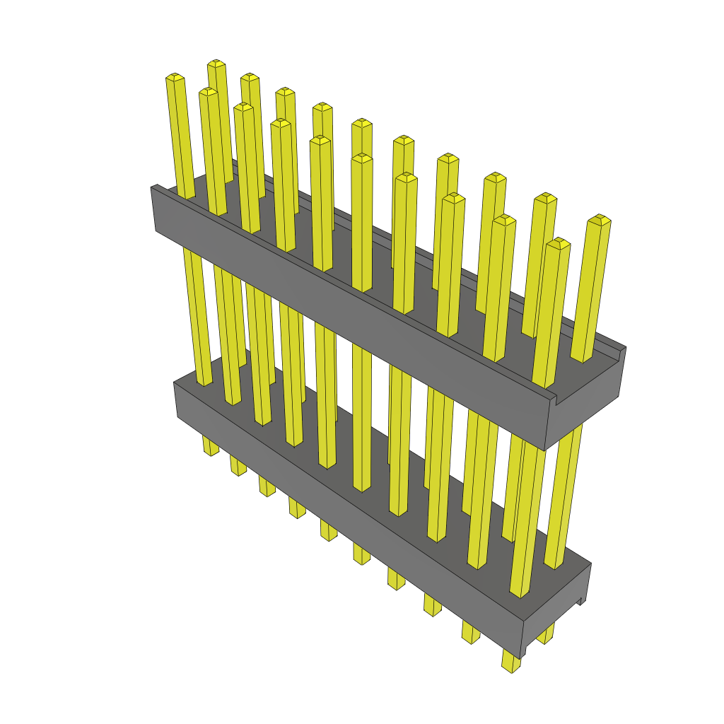 All Parts Connectors Backplane Connectors Hard Metric Connectors DW-10-11-S-D-585 by Samtec