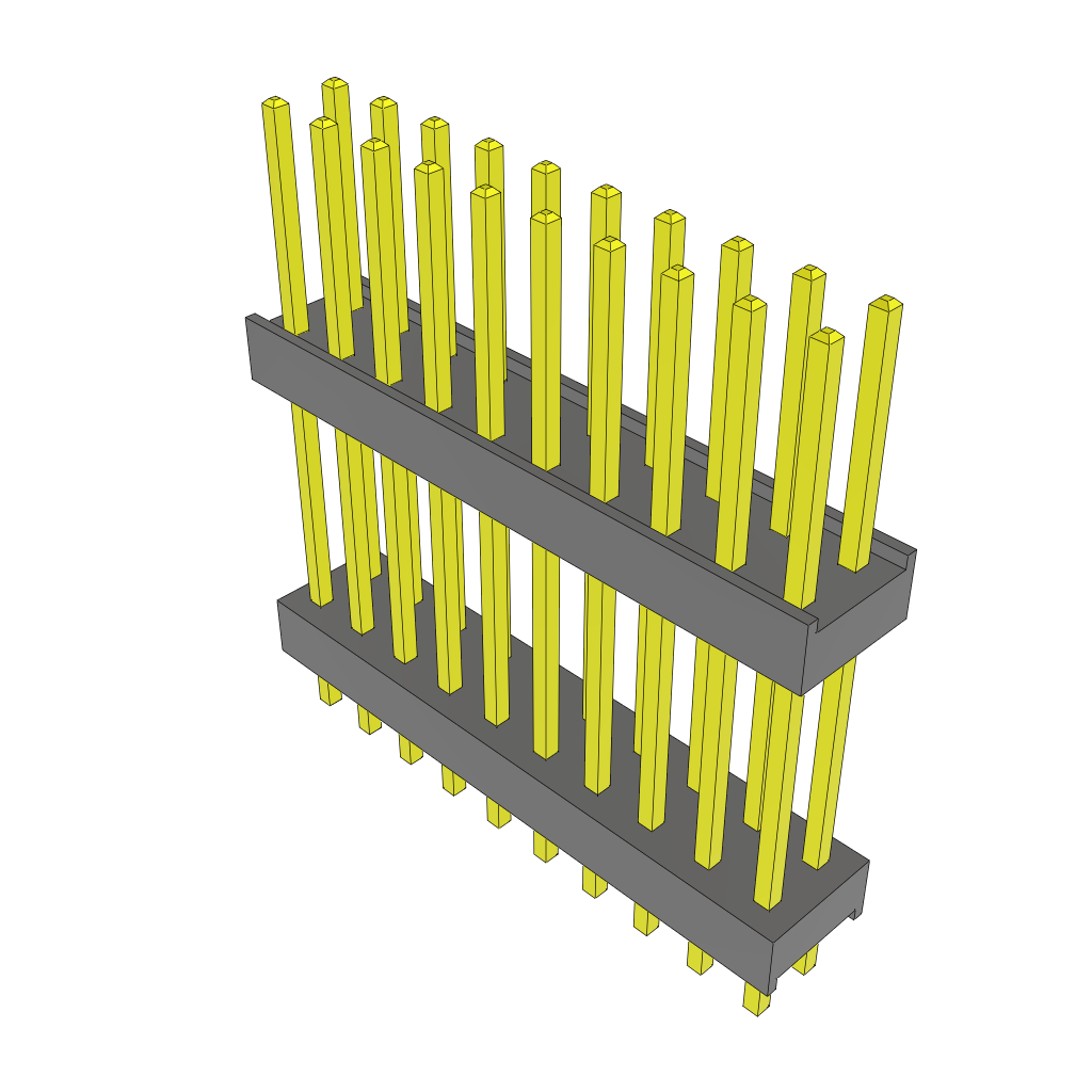 All Parts Connectors Backplane Connectors Hard Metric Connectors DW-10-12-T-D-600 by Samtec
