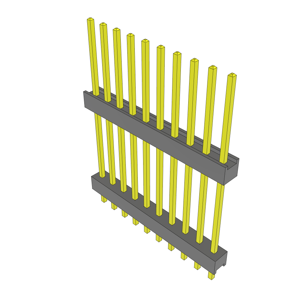 All Parts Connectors Backplane Connectors Hard Metric Connectors DW-10-13-T-S-700 by Samtec