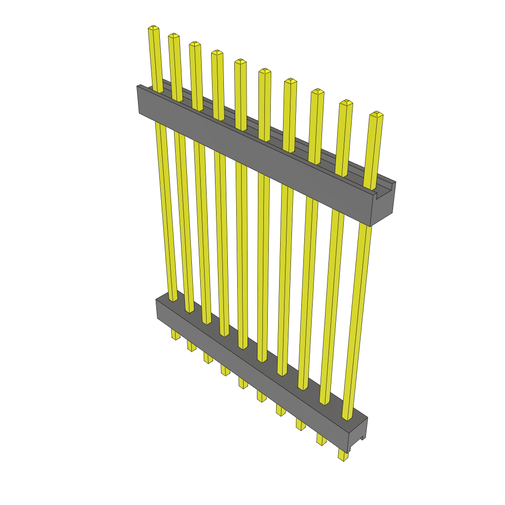 All Parts Connectors Backplane Connectors Hard Metric Connectors DW-10-19-T-S-1015 by Samtec