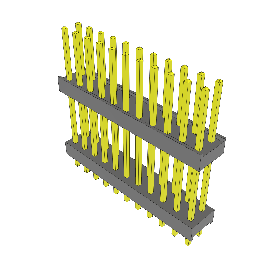 All Parts Connectors Backplane Connectors Hard Metric Connectors DW-11-12-G-D-600 by Samtec