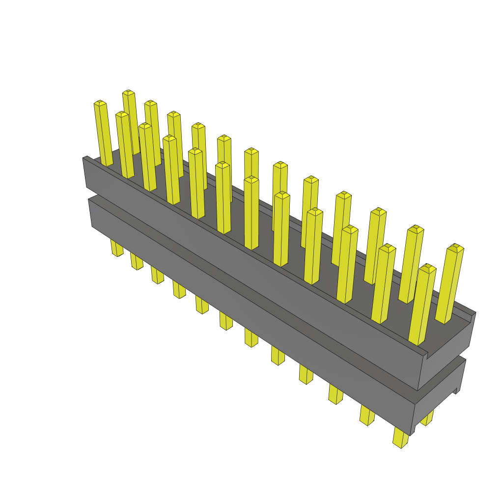 All Parts Connectors Backplane Connectors Hard Metric Connectors DW-12-08-L-D-241 by Samtec