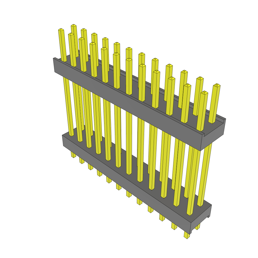 All Parts Connectors Backplane Connectors Hard Metric Connectors DW-12-12-L-D-720 by Samtec