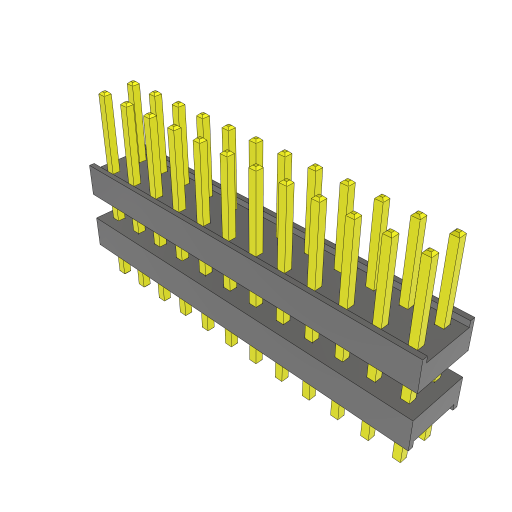 All Parts Connectors Backplane Connectors Hard Metric Connectors DW-12-15-G-D-285 by Samtec