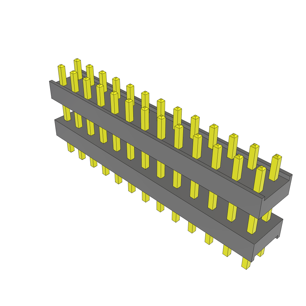 All Parts Connectors Backplane Connectors Hard Metric Connectors DW-13-08-F-D-330 by Samtec