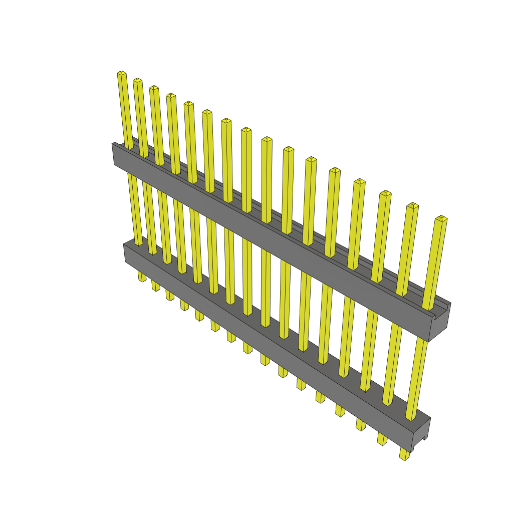 All Parts Connectors Backplane Connectors Hard Metric Connectors DW-16-12-F-S-605 by Samtec