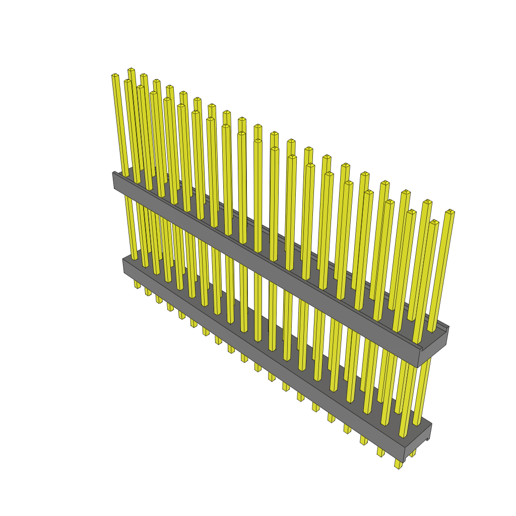 All Parts Connectors Backplane Connectors Hard Metric Connectors DW-20-19-G-D-665 by Samtec