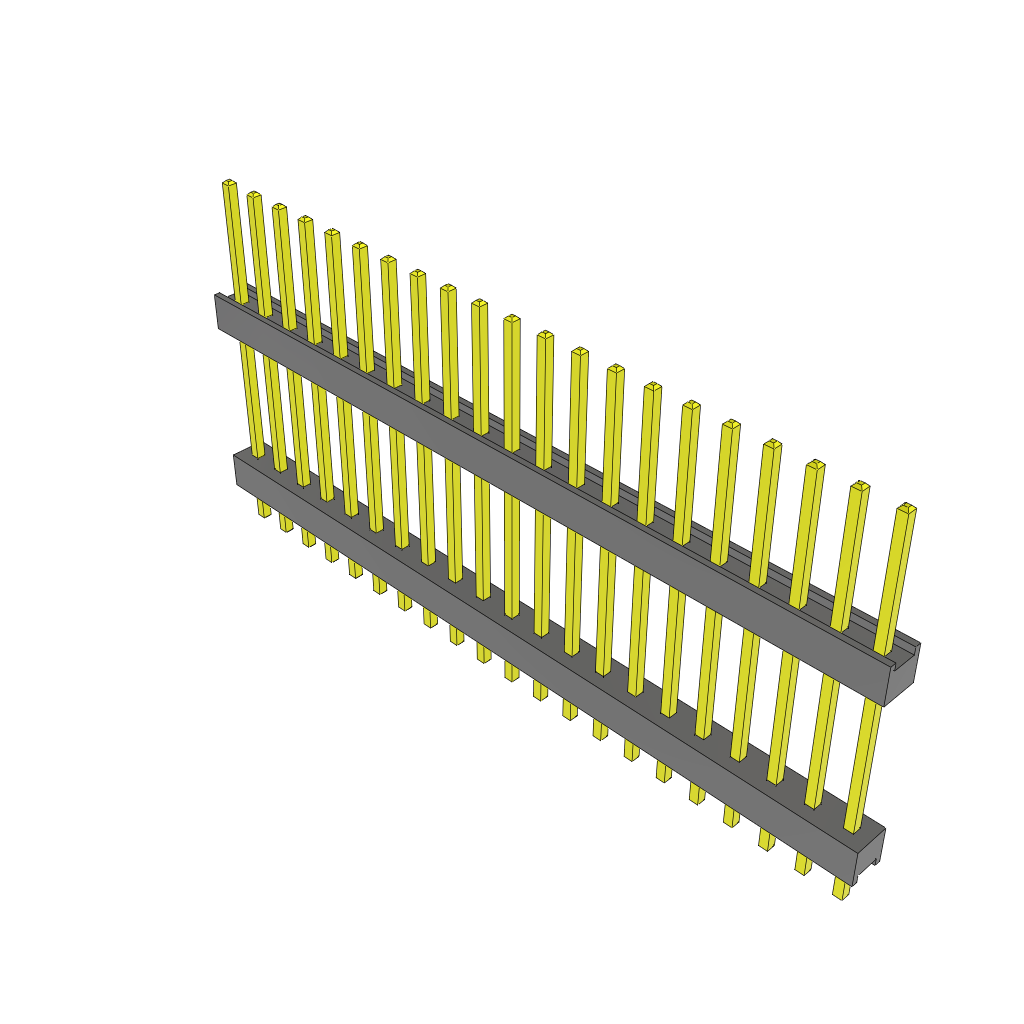 All Parts Connectors Backplane Connectors Hard Metric Connectors DW-21-12-T-S-600 by Samtec