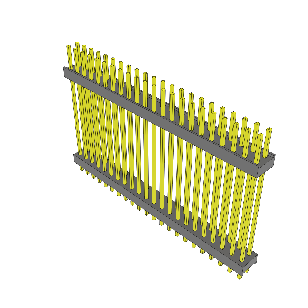 All Parts Connectors Backplane Connectors Hard Metric Connectors DW-22-14-S-D-1100 by Samtec
