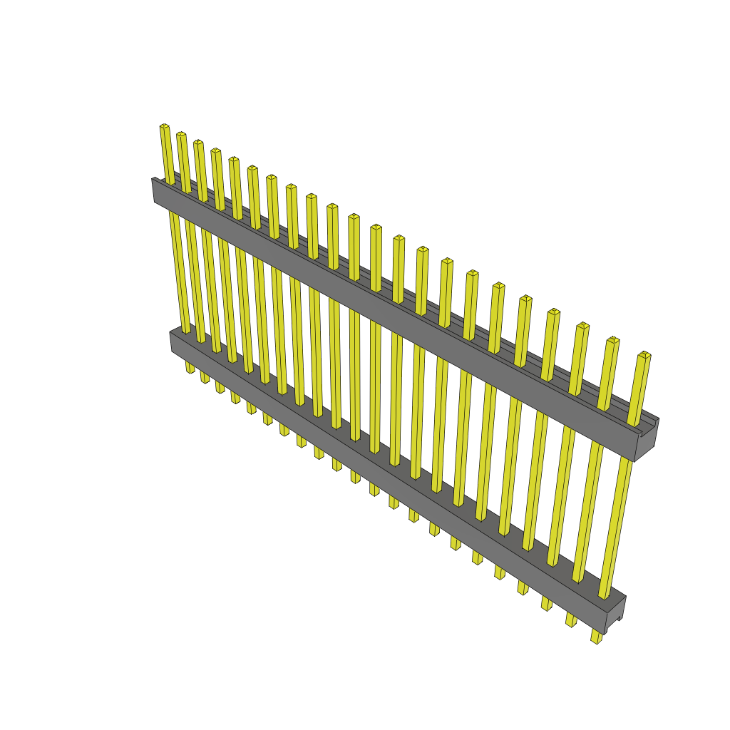 All Parts Connectors Backplane Connectors Hard Metric Connectors DW-22-20-G-S-800 by Samtec
