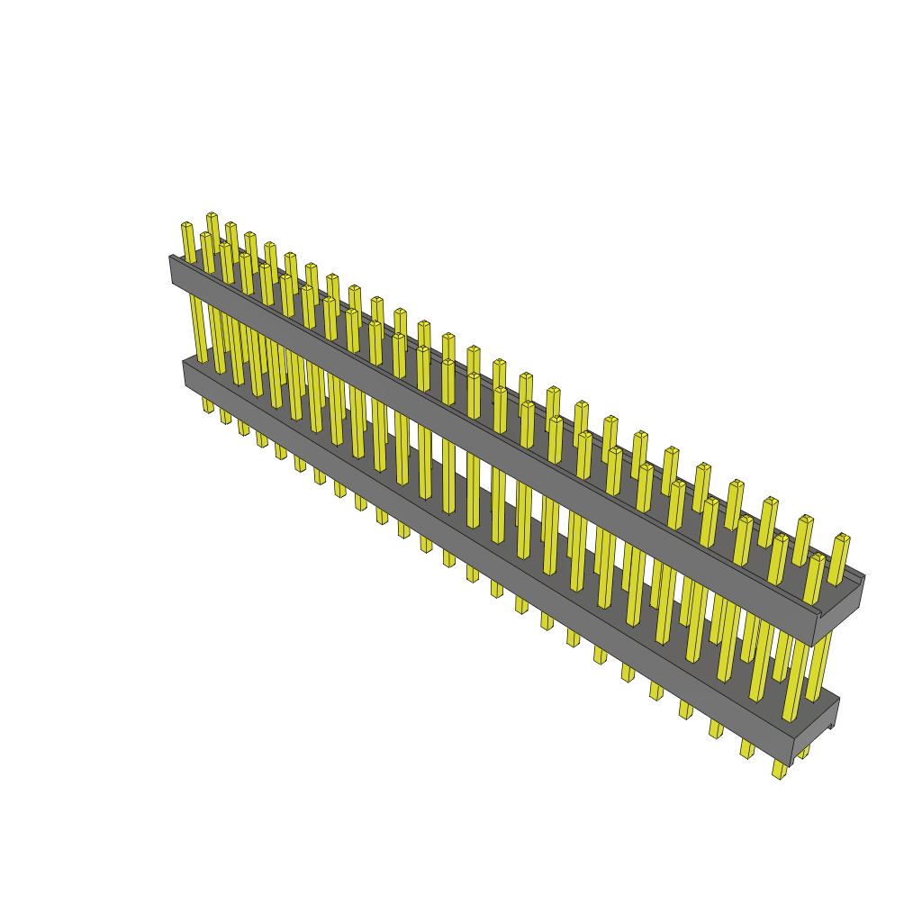All Parts Connectors Backplane Connectors Hard Metric Connectors DW-25-09-G-D-500 by Samtec
