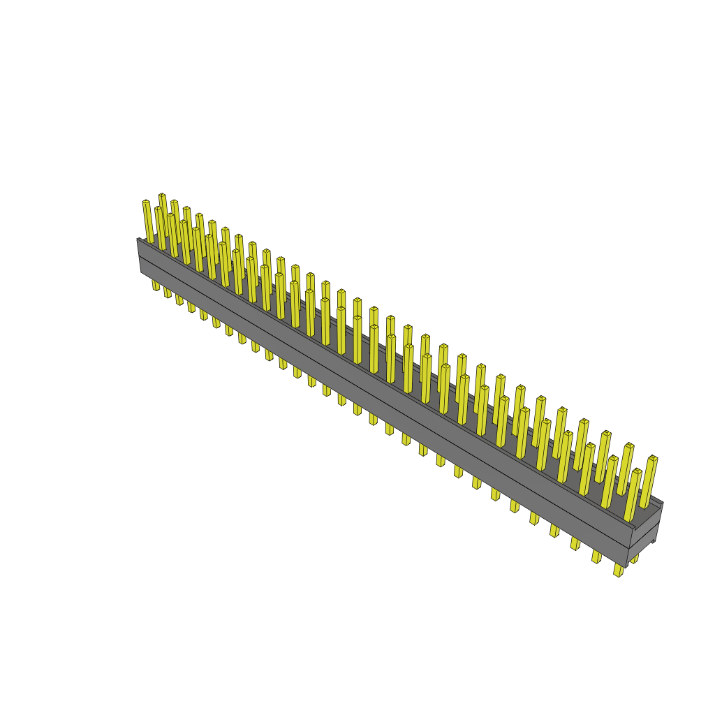 All Parts Connectors Backplane Connectors Hard Metric Connectors DW-30-08-F-D-200 by Samtec