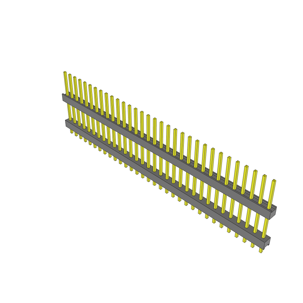 All Parts Connectors Backplane Connectors Hard Metric Connectors DW-32-11-G-S-500 by Samtec