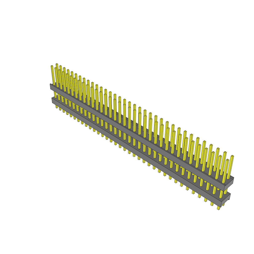 All Parts Connectors Backplane Connectors Hard Metric Connectors DW-35-10-S-D-375 by Samtec