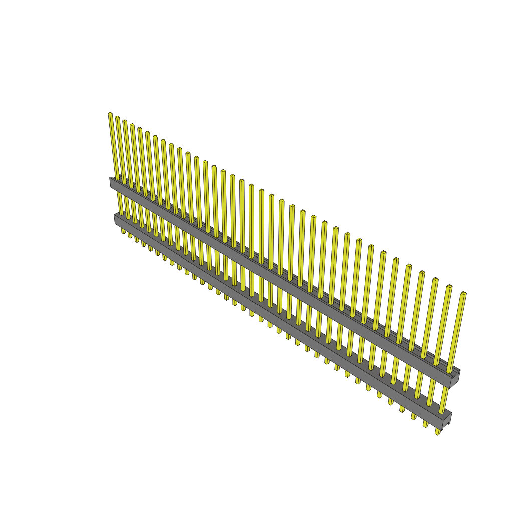 All Parts Connectors Backplane Connectors Hard Metric Connectors DW-36-13-G-S-490 by Samtec