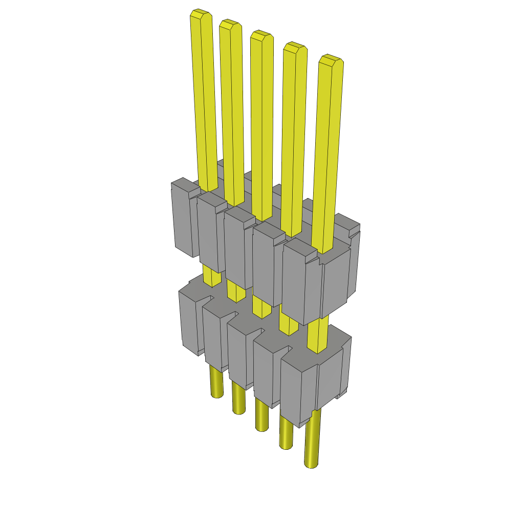 All Parts Connectors Backplane Connectors Hard Metric Connectors DWM-05-55-G-S-275 by Samtec