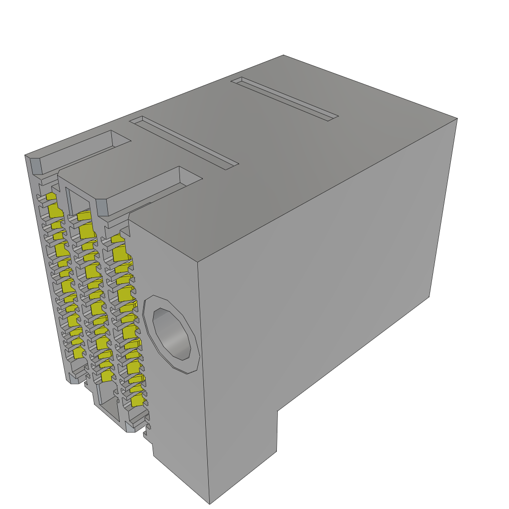All Parts Connectors Modular Connectors EBTF-4-06-2.0-S-RA-1-R by Samtec