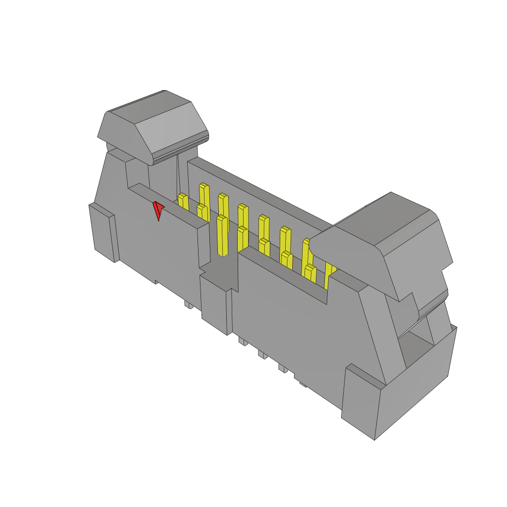 All Parts Power Products Batteries and Accessories Accessories Battery Housings-Cradles EHT-107-01-F-D by Samtec