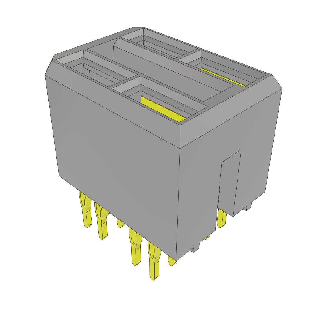 All Parts Connectors Power and Signal connectors EPTS-2-P-D-VT-02 by Samtec
