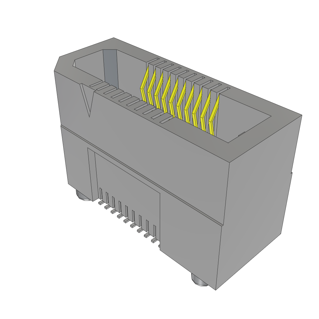 All Parts Connectors Smart Card Connectors ERF5-010-07.0-L-DV-TR by Samtec