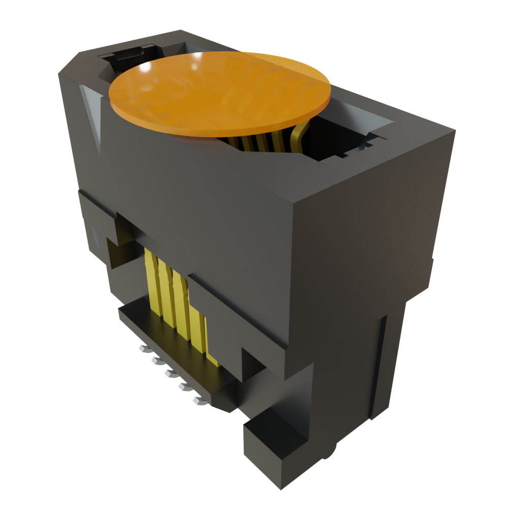 All Parts Connectors rugged connector ERF8-005-09.0-L-DV-K-TR by Samtec