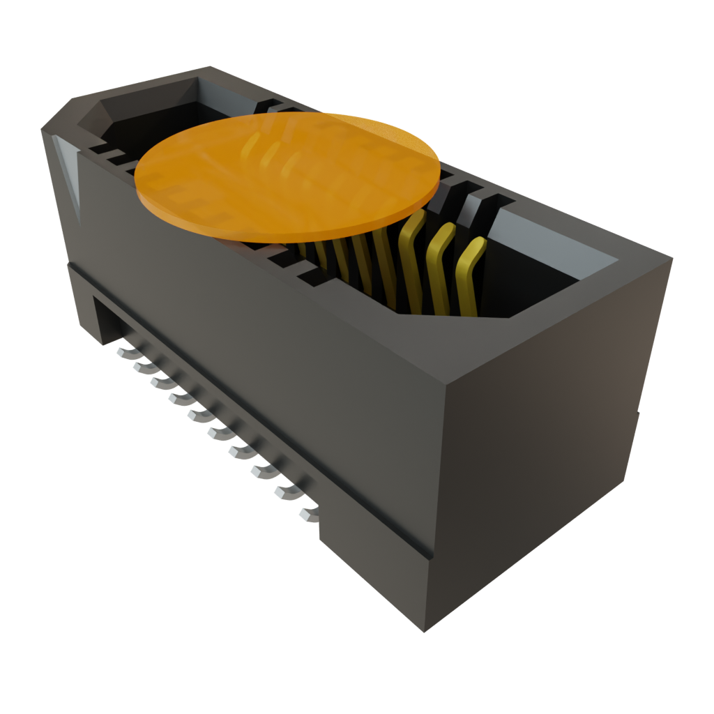 All Parts Connectors rugged connector ERF8-010-05.0-L-DV-K-TR by Samtec