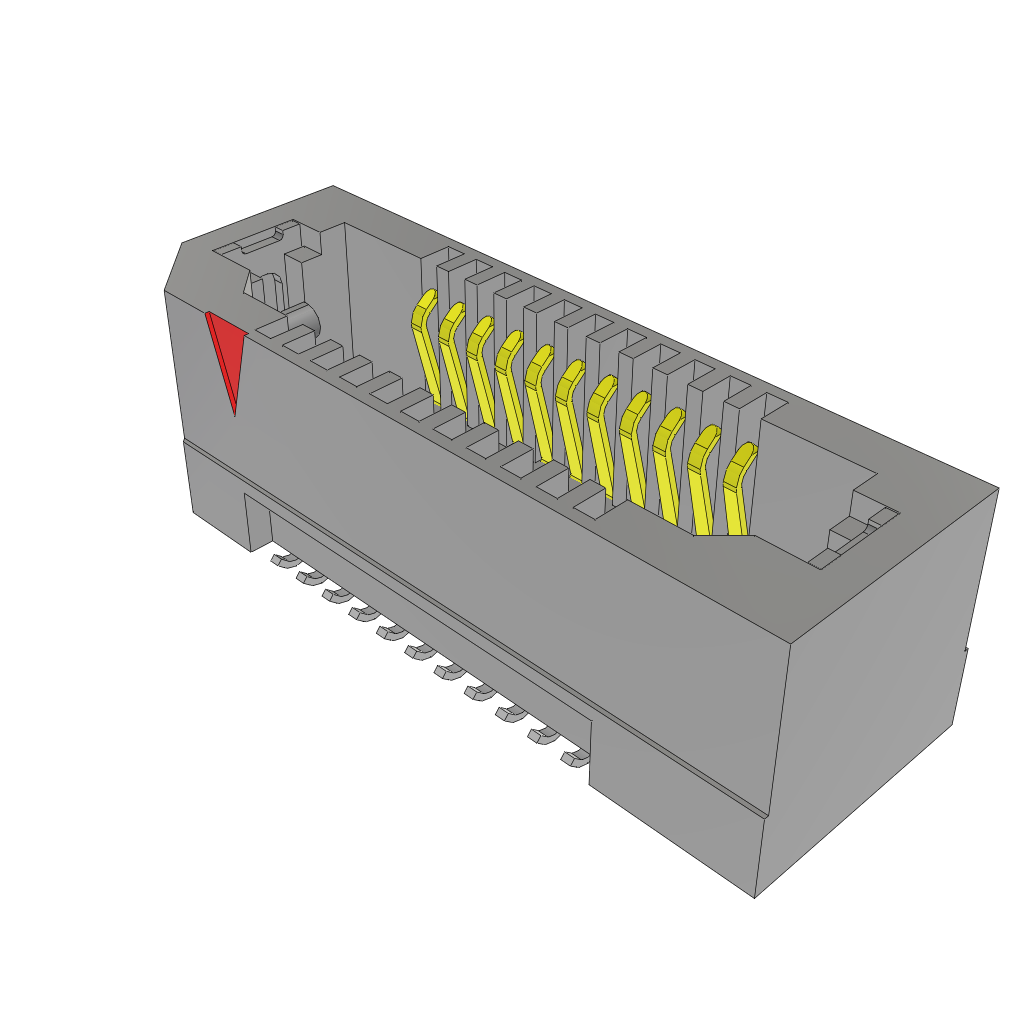 All Parts Connectors rugged connector ERF8-011-05.0-L-DV-L-TR by Samtec
