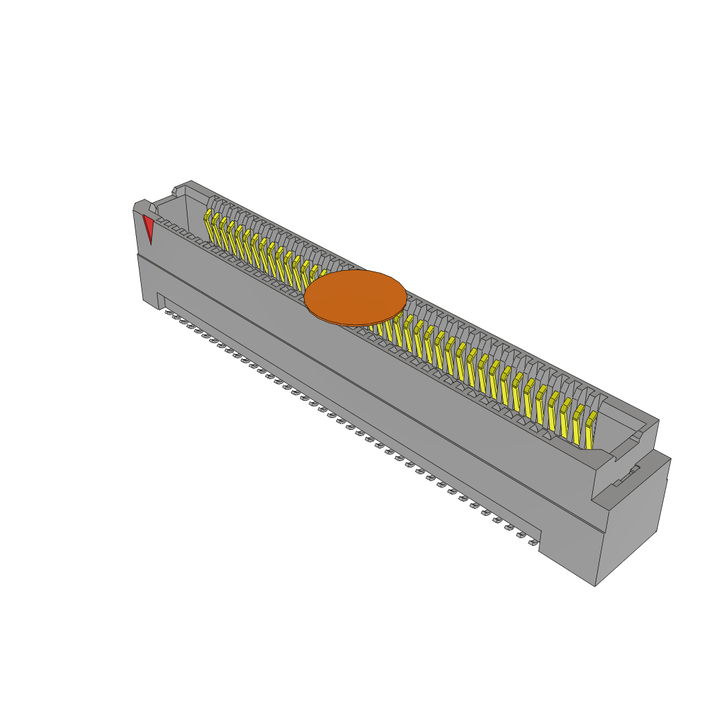 All Parts Connectors rugged connector ERF8-040-07.0-L-DV-EGP-K-TR by Samtec