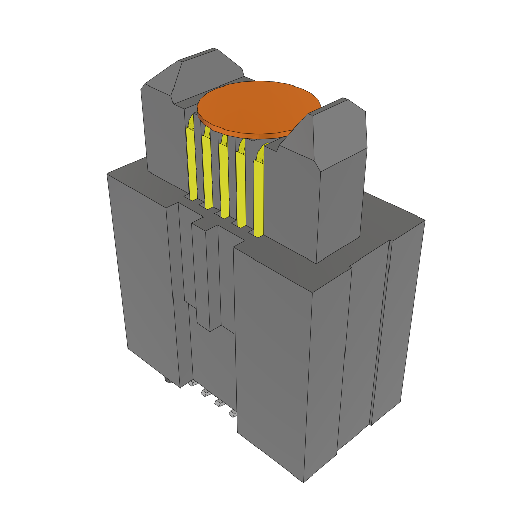 All Parts Connectors rugged connector ERM8-005-09.0-L-DV-K-TR by Samtec