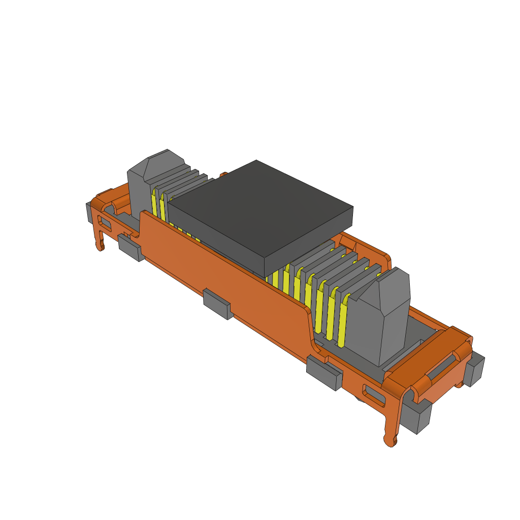 All Parts Connectors Backplane Connectors Hard Metric Connectors ERM8-020-02.0-L-DV-S-P-TR by Samtec