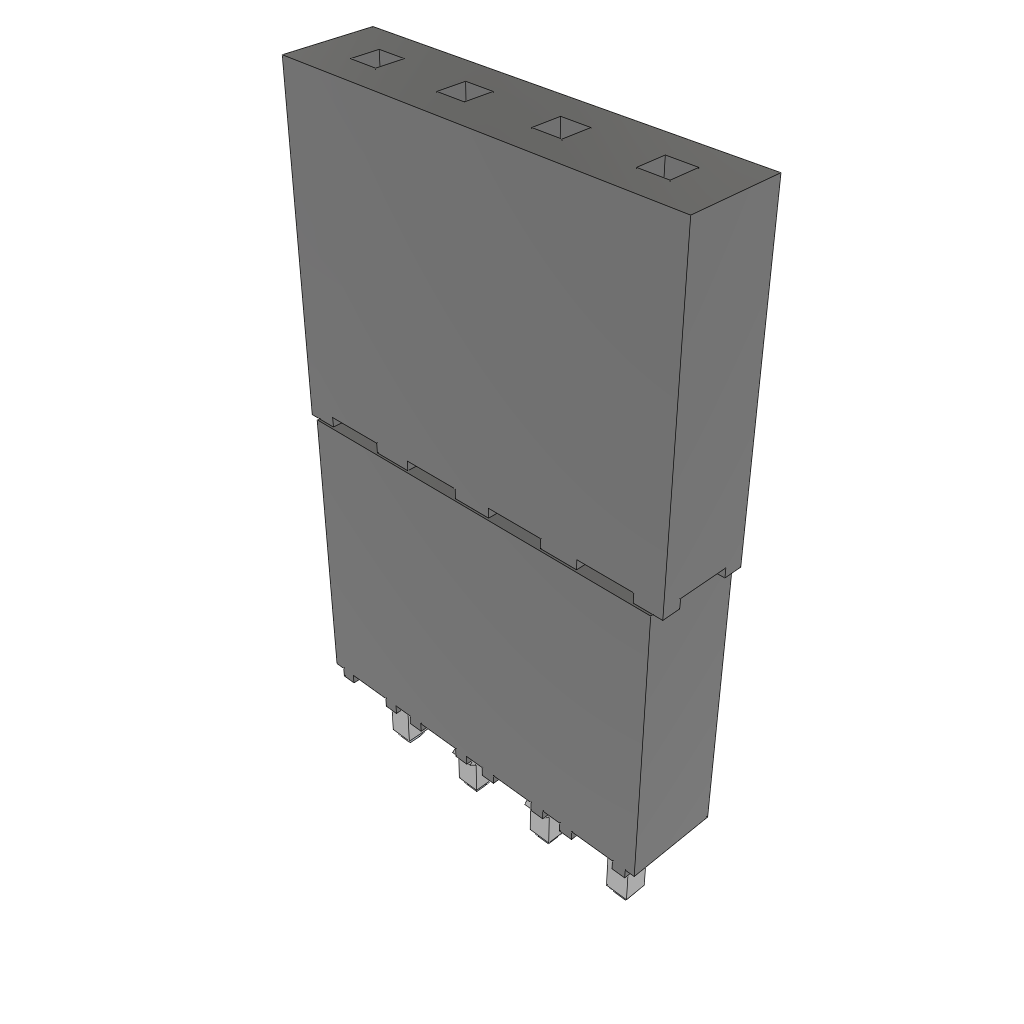 All Parts Connectors Fiber Optic Connectors and Accessories SC Connectors ESQ-104-33-S-S-LL by Samtec