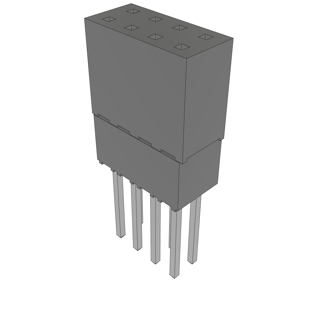 All Parts Connectors Fiber Optic Connectors and Accessories SC Connectors ESQ-104-49-S-D by Samtec