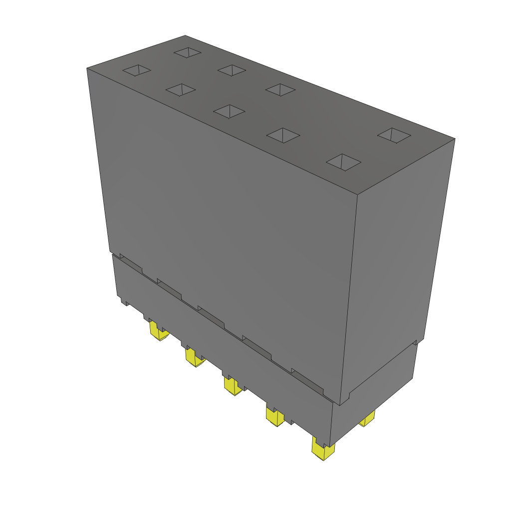 All Parts Connectors Fiber Optic Connectors and Accessories SC Connectors ESQ-105-12-G-D-004 by Samtec