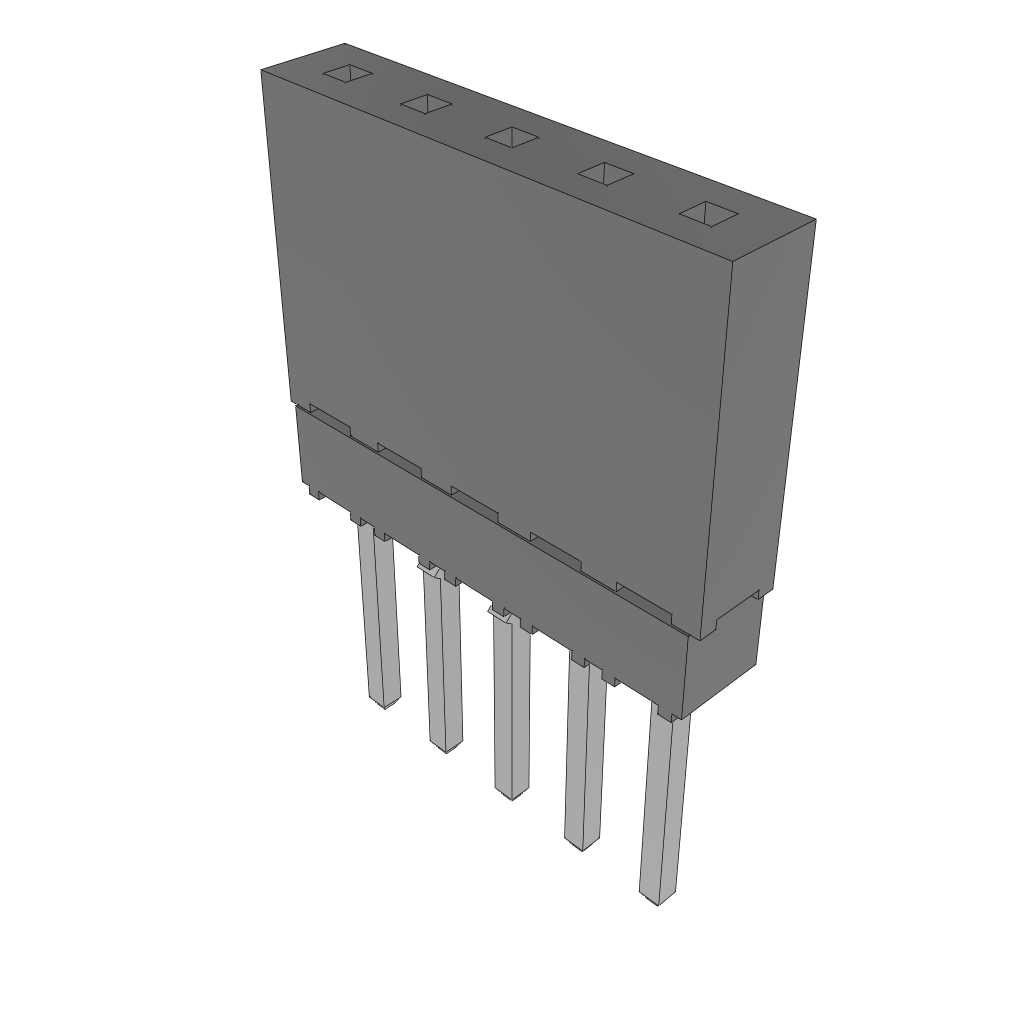 All Parts Connectors Fiber Optic Connectors and Accessories SC Connectors ESQ-105-13-T-S-LL by Samtec