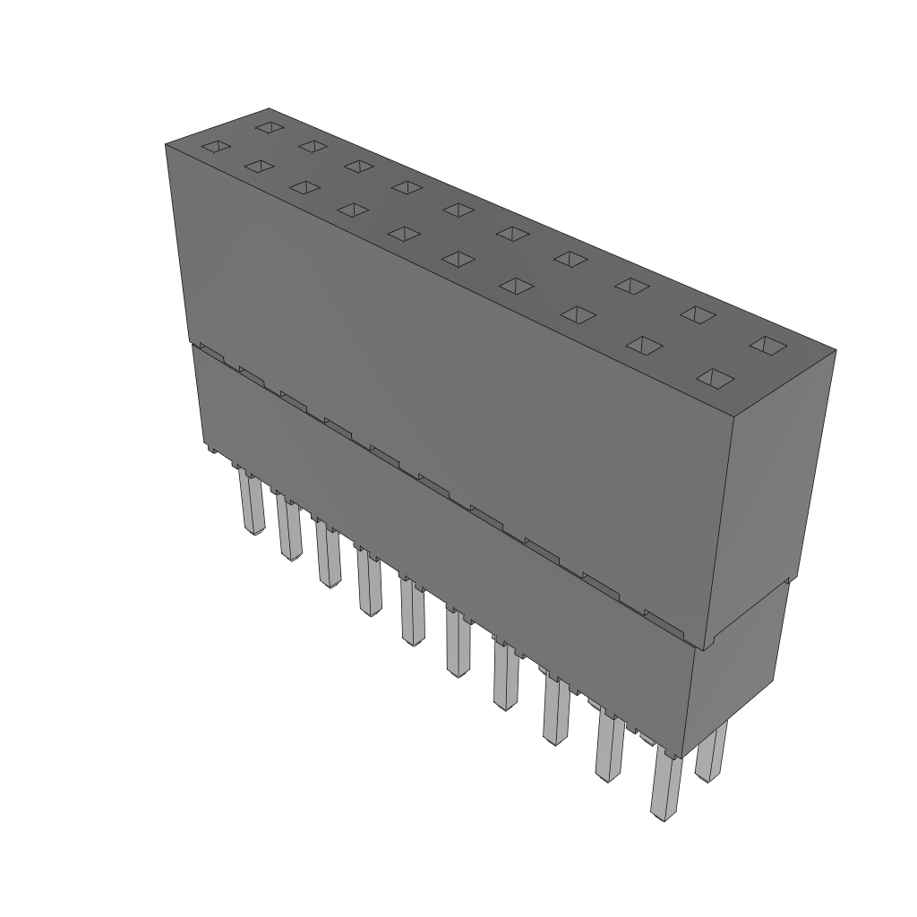 All Parts Connectors Headers ESQ-110-48-L-D by Samtec