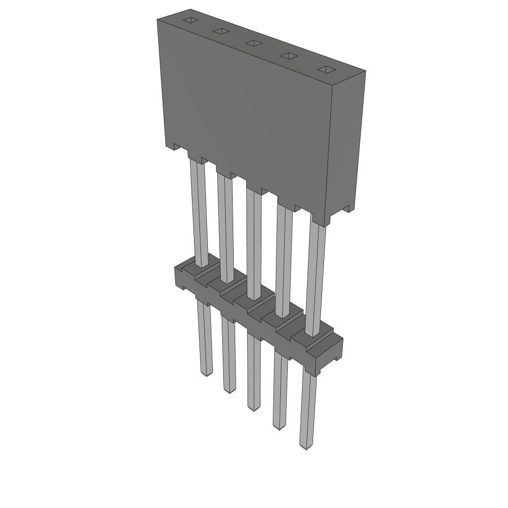 All Parts Connectors BTB Connectors ESQT-105-02-F-S-590 by Samtec